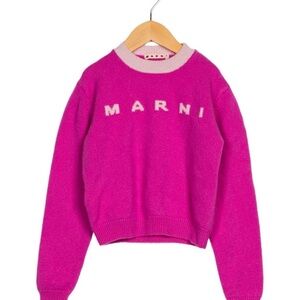 Marni Fuchsia Crew Neck Sweater
